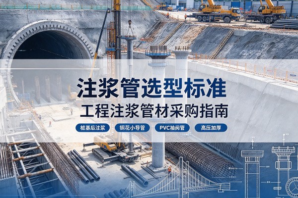 长清注浆管选型标准