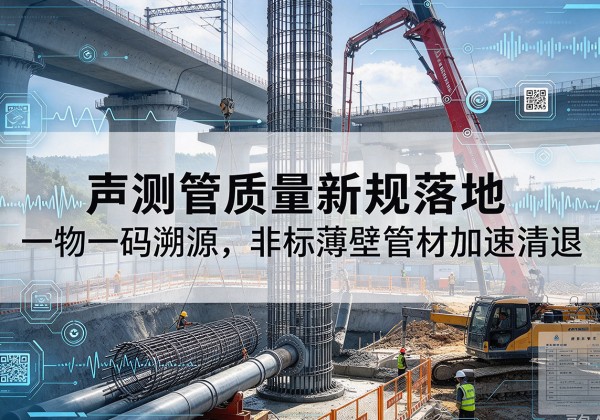 长清声测管质量新规落地，一物一码溯源，非标薄壁管材加速清退